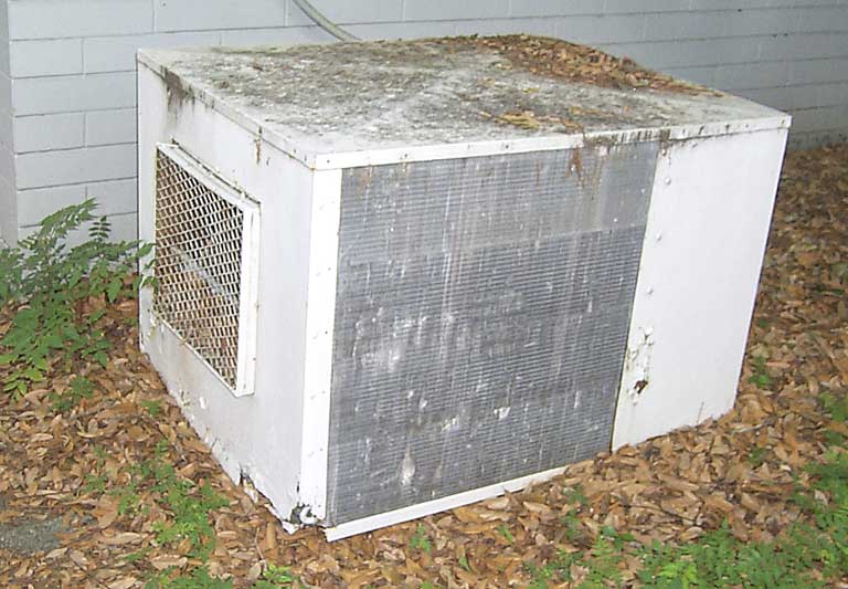 how to clean dirty ac condenser